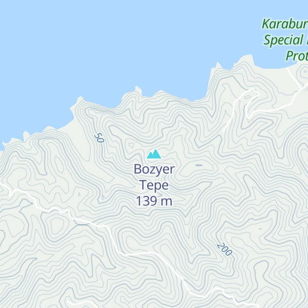 Map of Bozyer Tepe