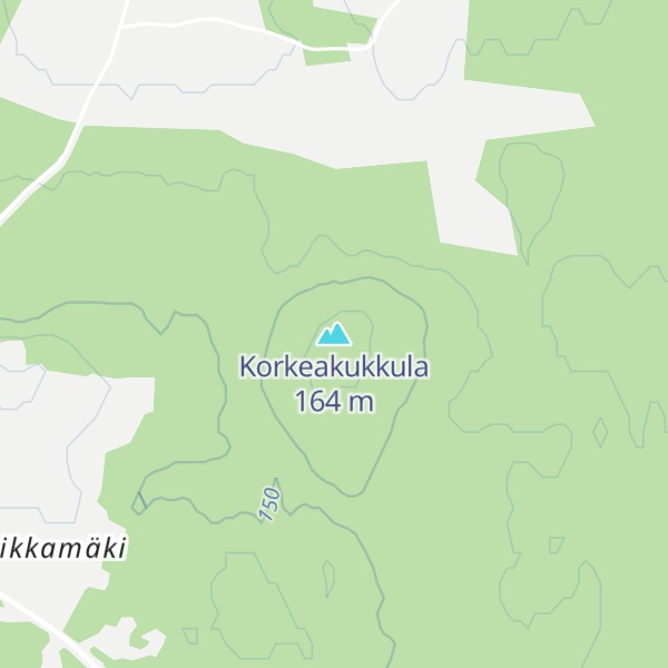 Map of Korkeakukkula