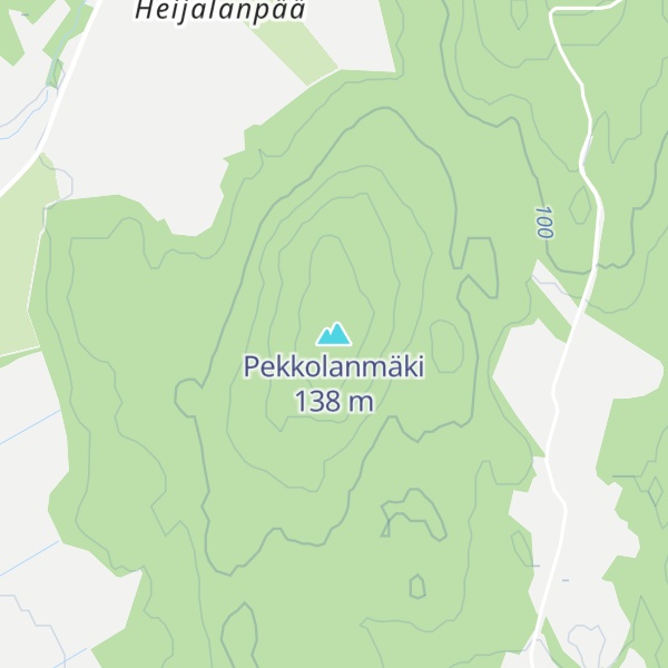 Map of Pekkolanmäki