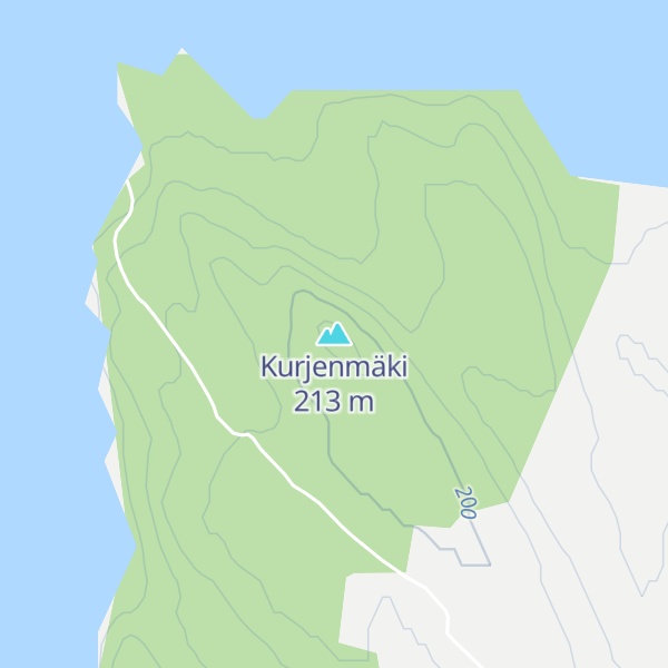 Map of Kurjenmäki