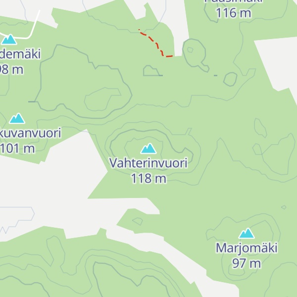 Map of Vahterinvuori