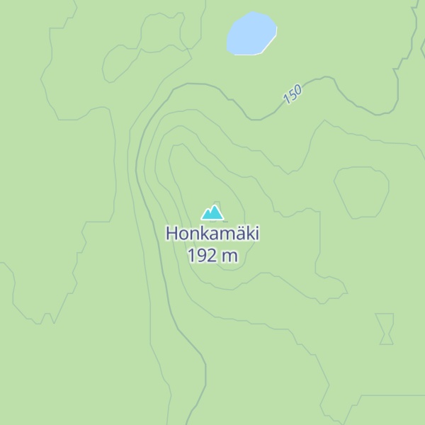 Map of Honkamäki