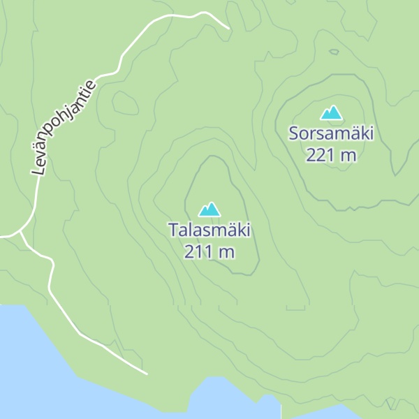 Map of Talasmäki