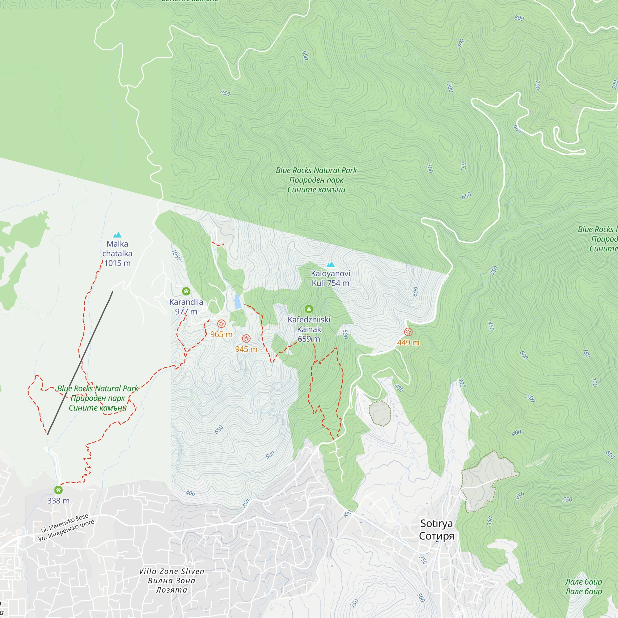 Kafedzhiiski Kainak map