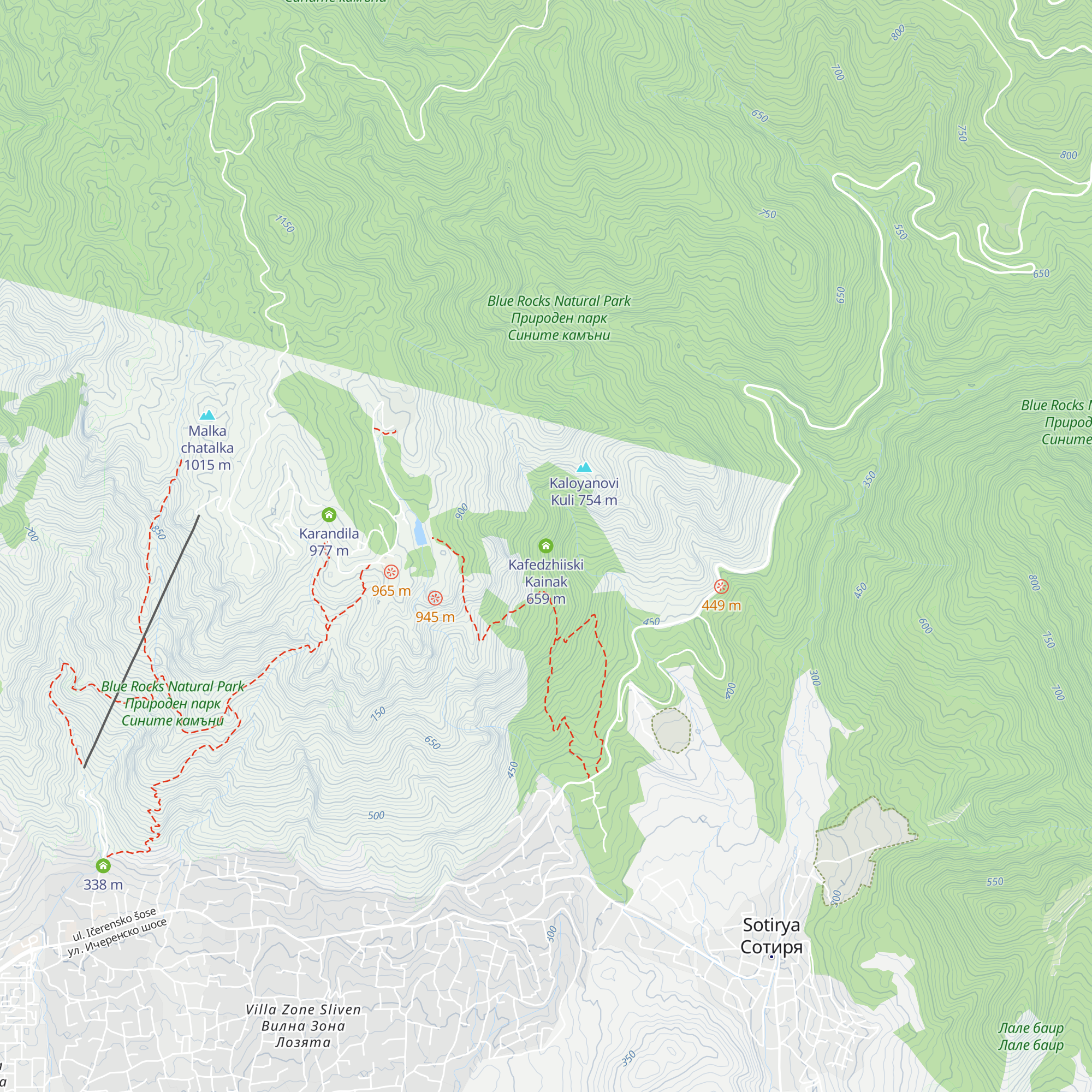Kafedzhiiski Kainak map