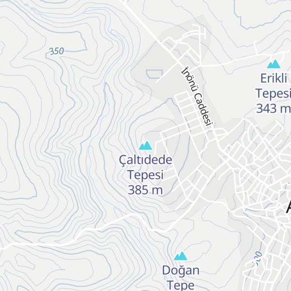 Map of Çaltıdede Tepesi