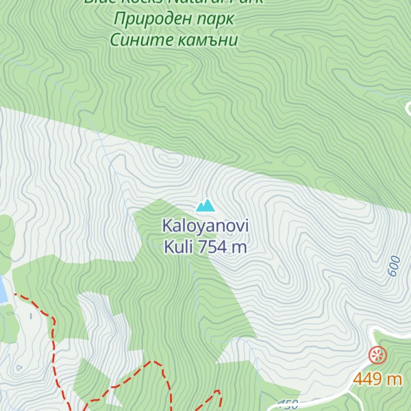 Map of Kaloyanovi Kuli