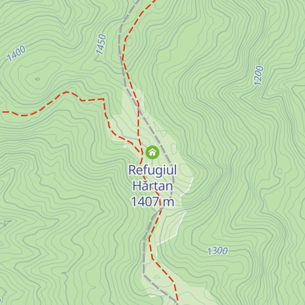 Map of Refugiul Hărtan