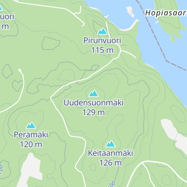 Map of Uudensuonmäki