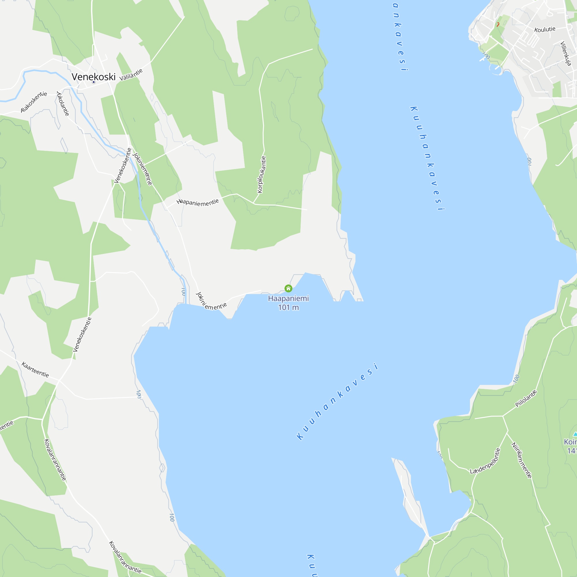 Haapaniemi map