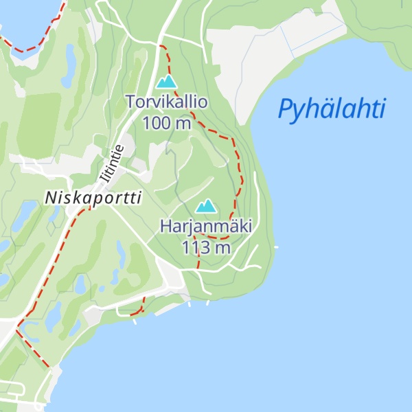 Map of Harjanmäki