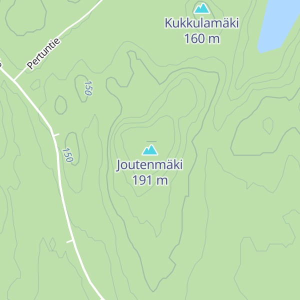 Map of Joutenmäki