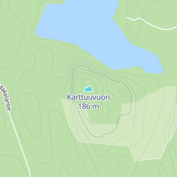 Map of Karttuuvuori