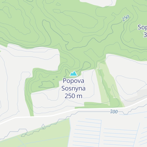 Map of Popova Sosnyna