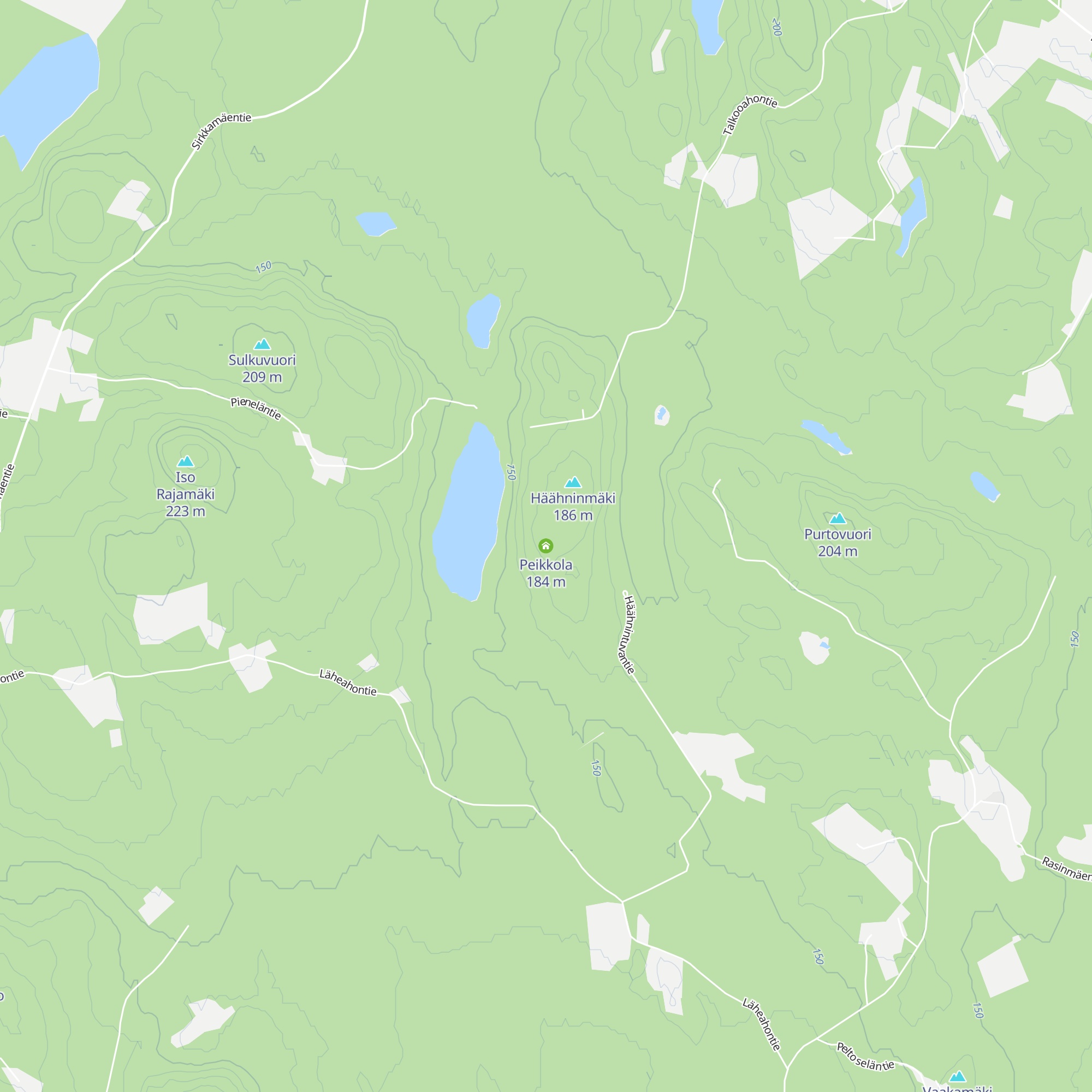 Peikkola map