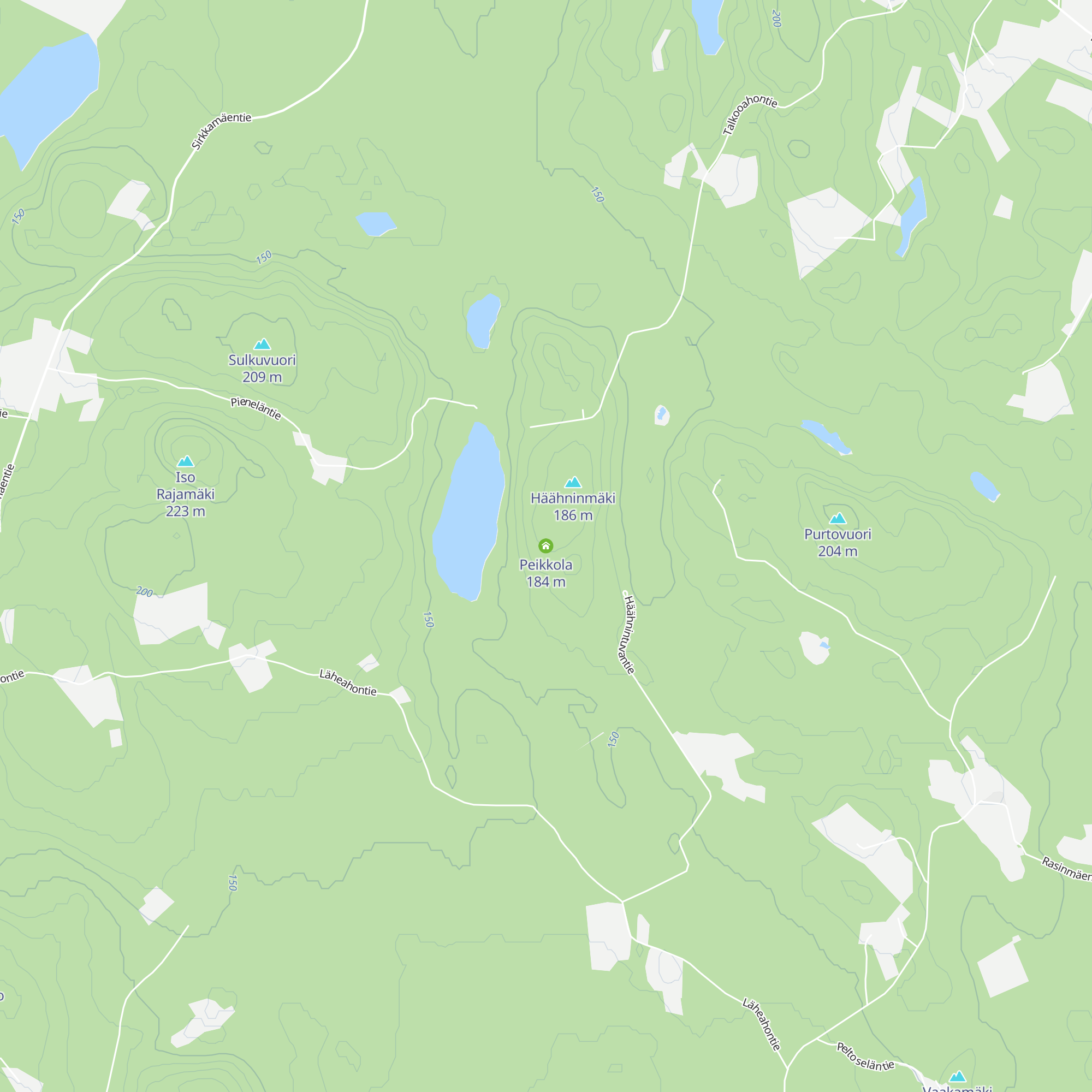 Peikkola map