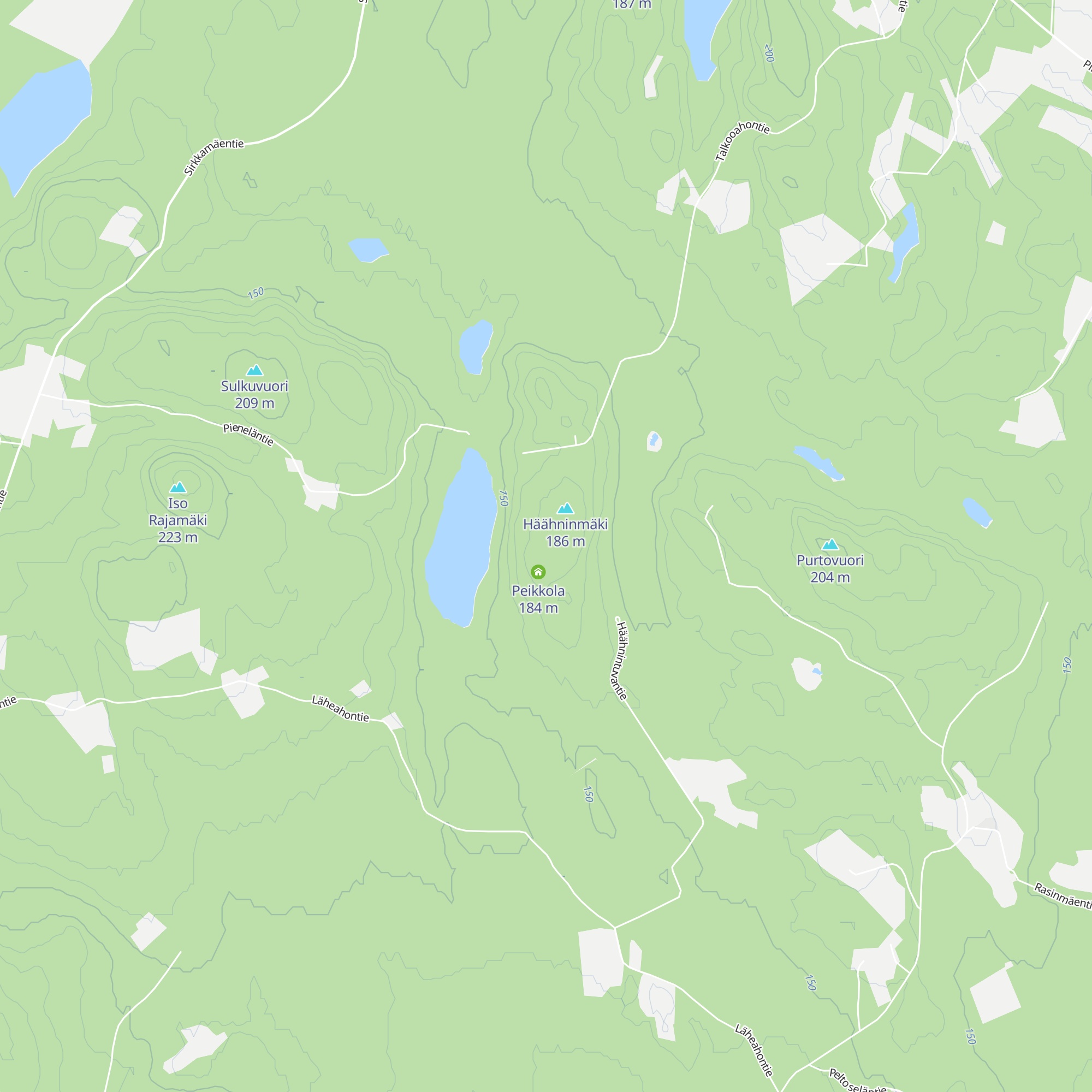 Häähnintupa map