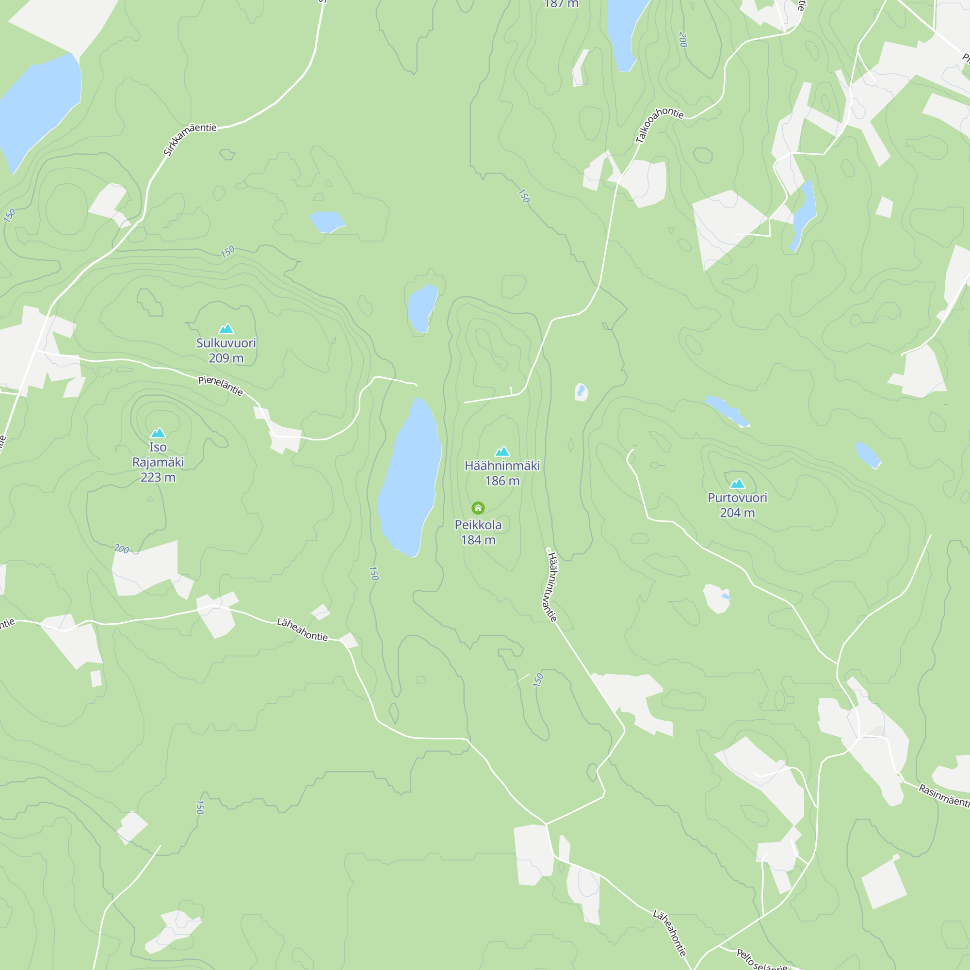 Häähnintupa map