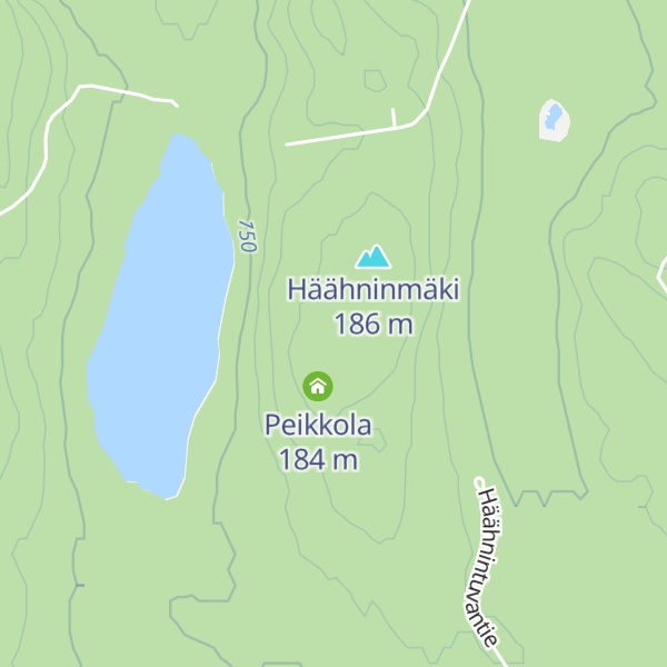 Map of Häähnintupa