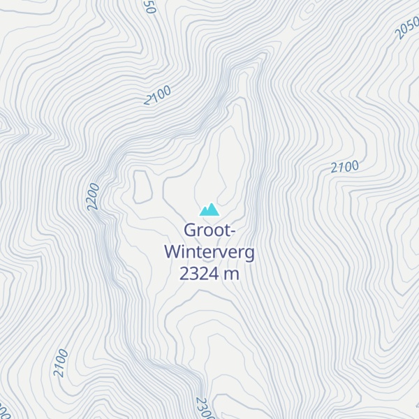 Map of Groot-Winterverg