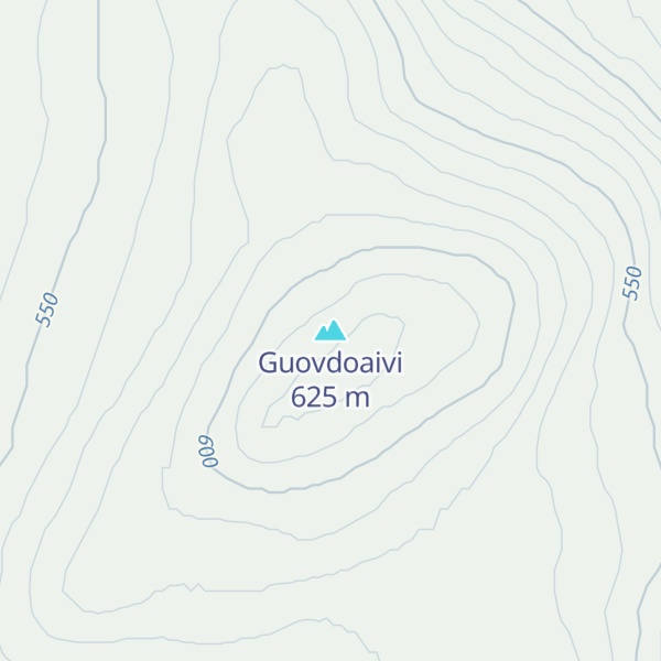 Map of Guovdoaivi