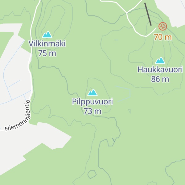 Map of Pilppuvuori