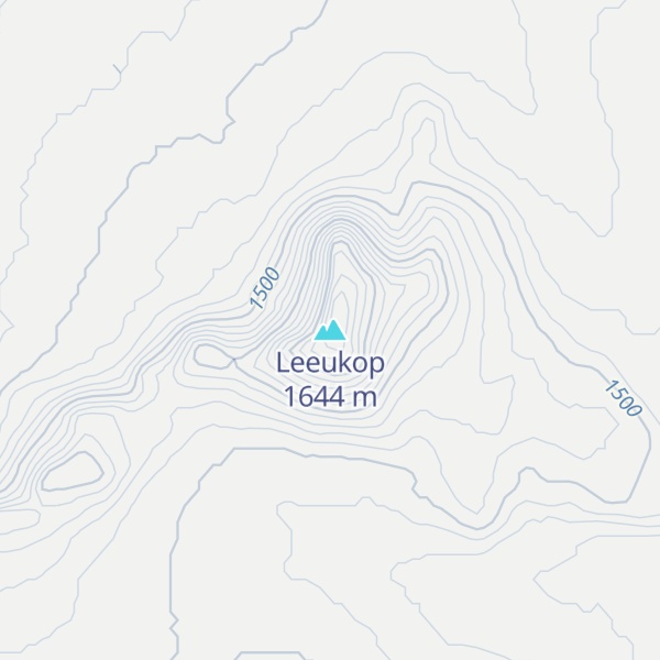 Map of Leeukop