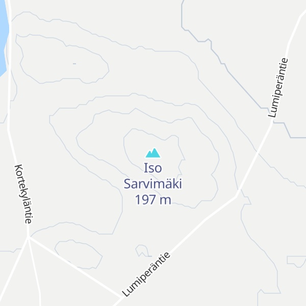 Map of Iso Sarvimäki