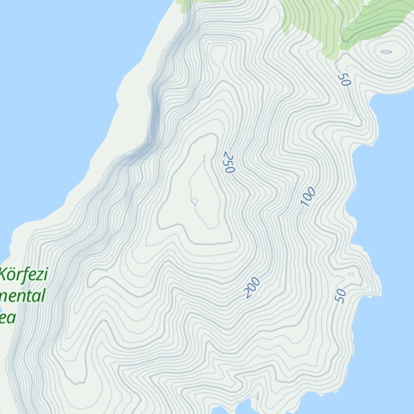 Map of Teke Kara Dağı