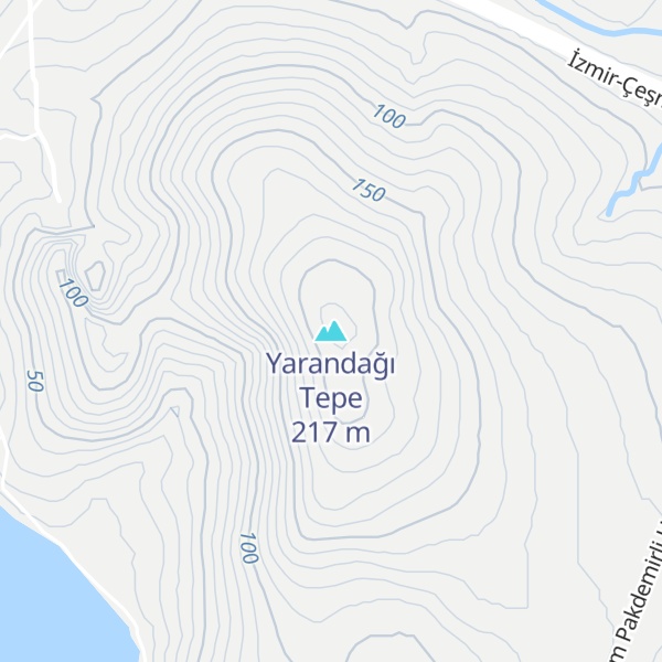 Map of Yarandağı Tepe