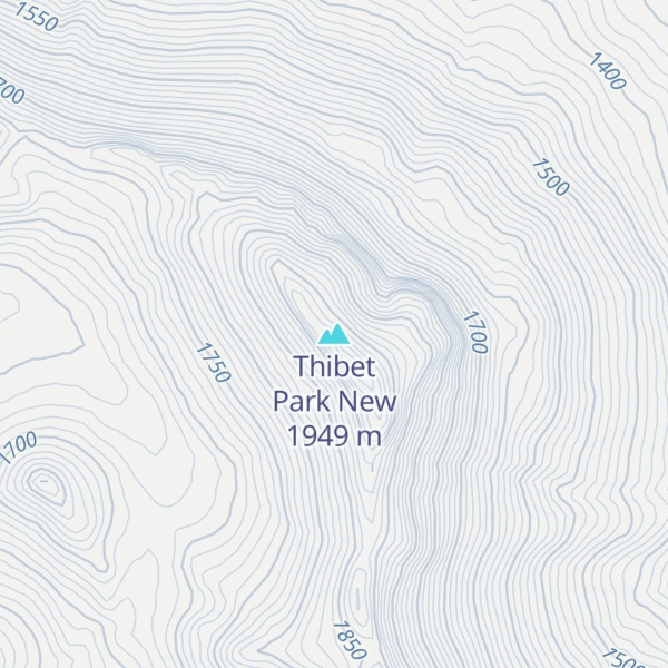 Map of Thibet Park New