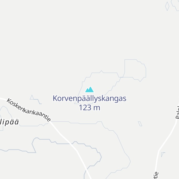 Map of Korvenpäällyskangas