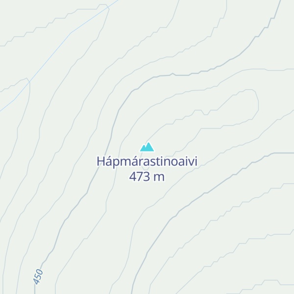 Map of Hápmárastinoaivi