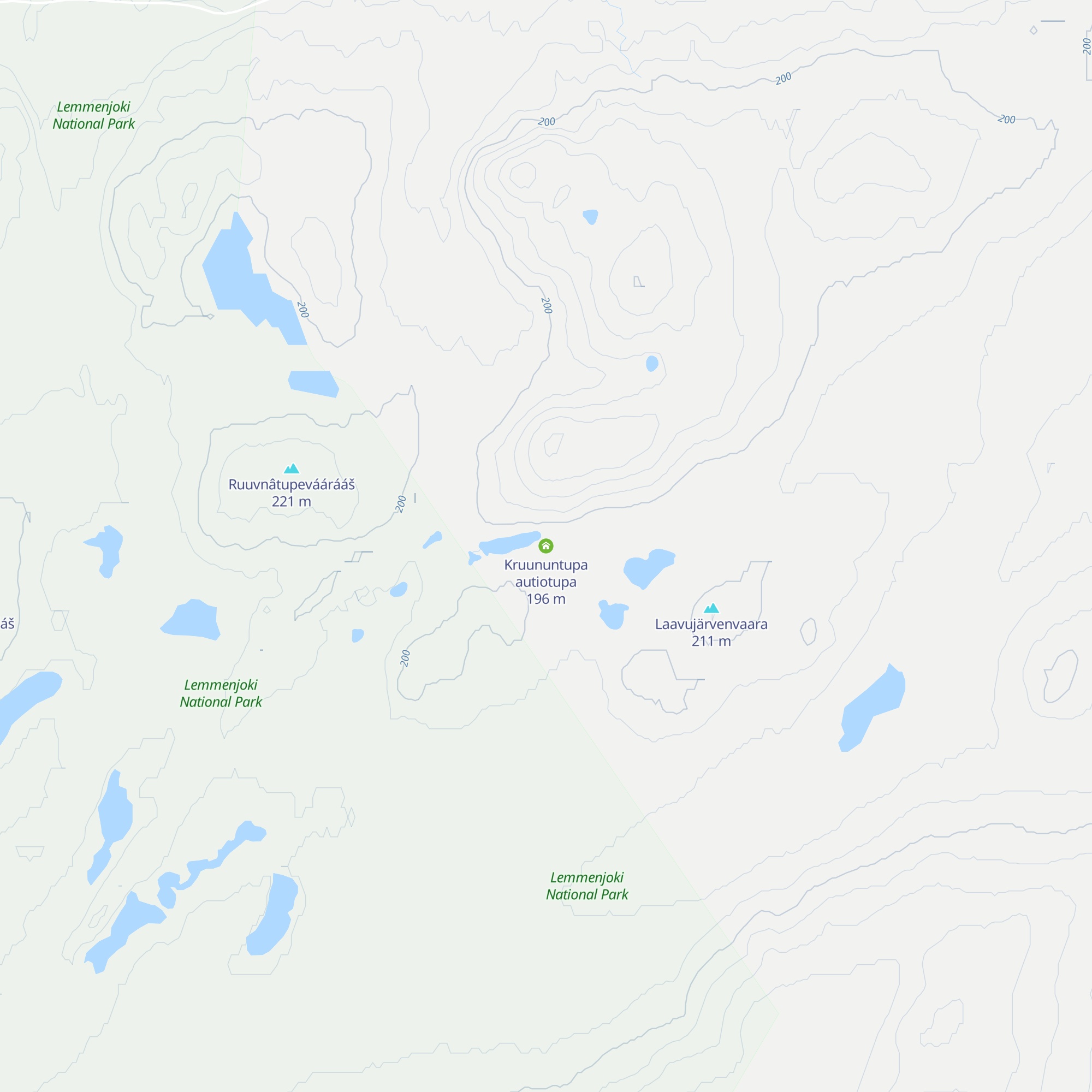 Kruununtupa autiotupa map