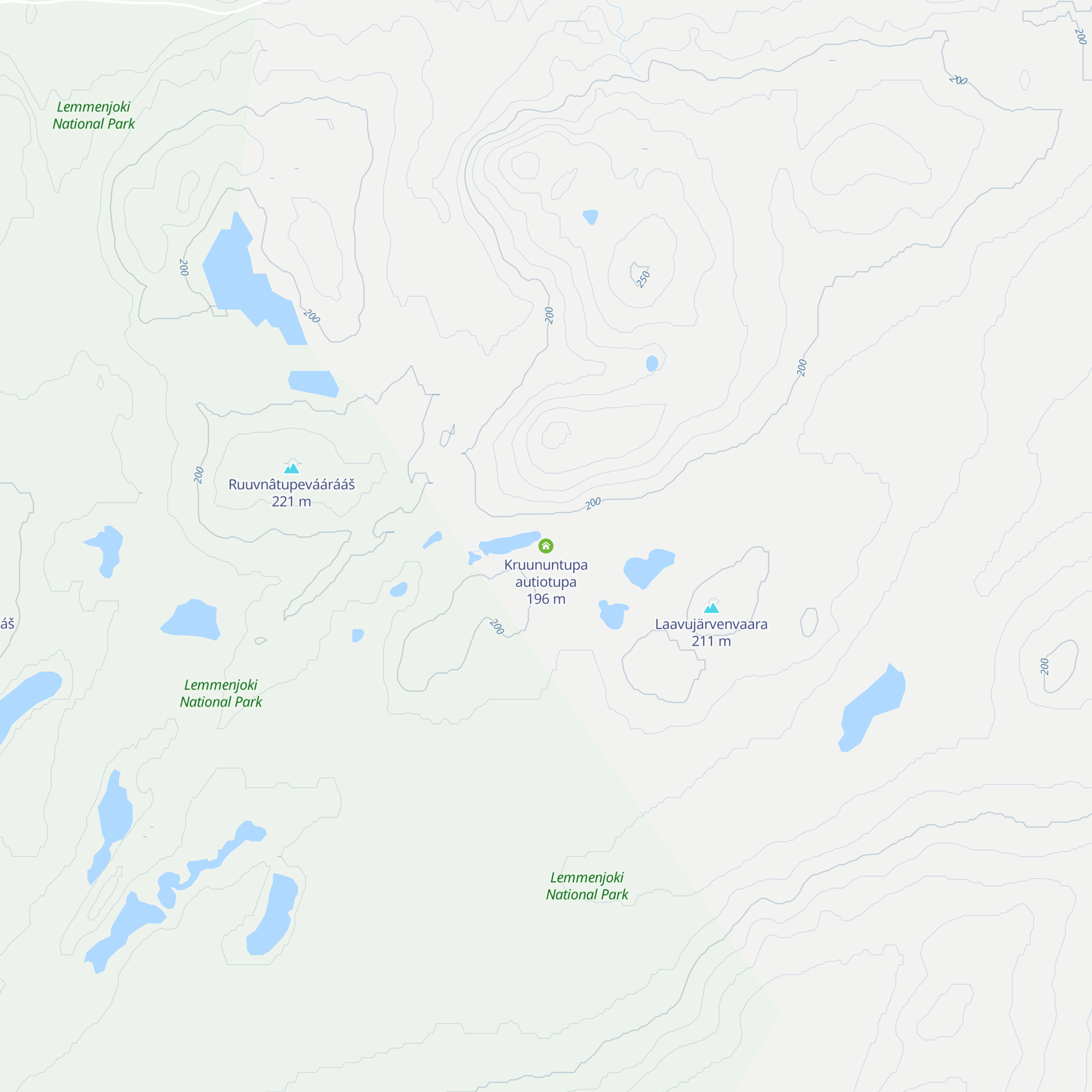 Kruununtupa autiotupa map