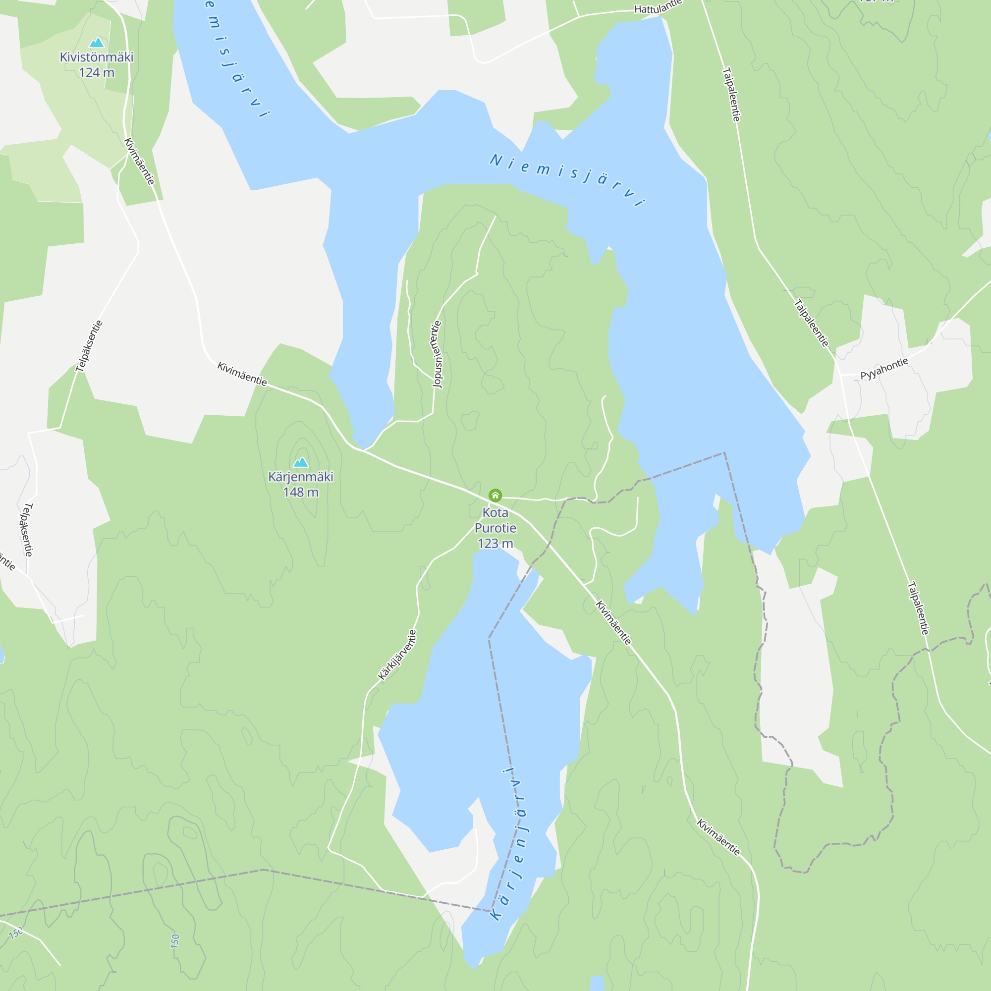 Kota Purotie map