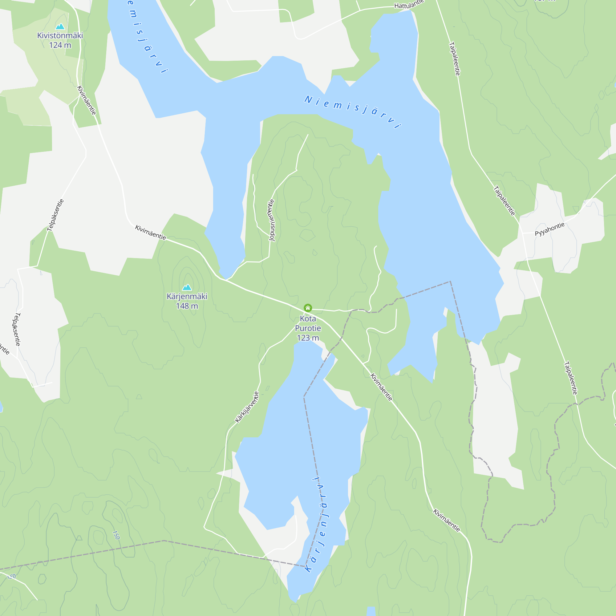 Kota Purotie map
