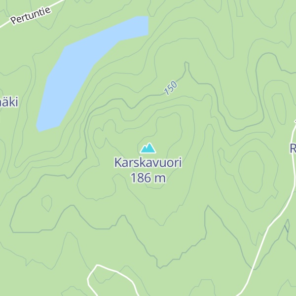 Map of Karskavuori