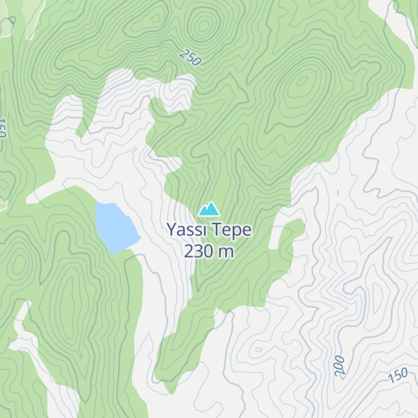 Map of Yassı Tepe
