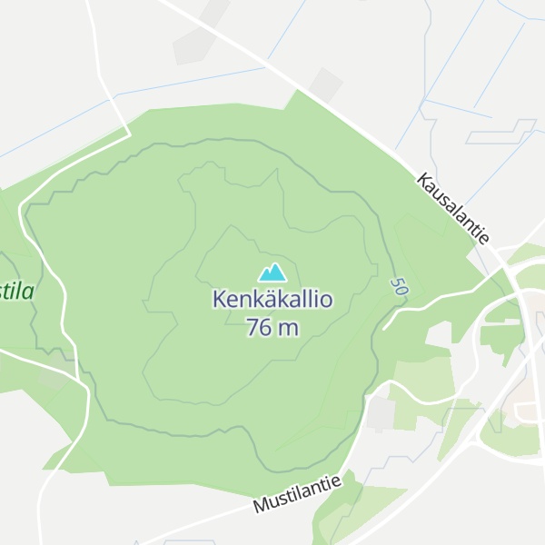 Map of Kenkäkallio