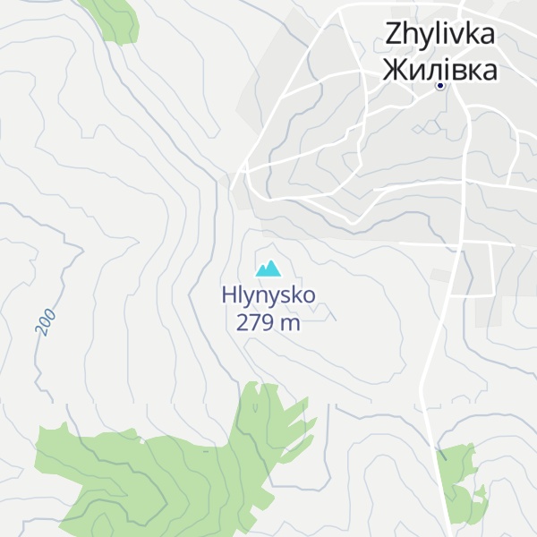 Map of Hlynysko