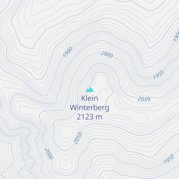 Map of Klein Winterberg