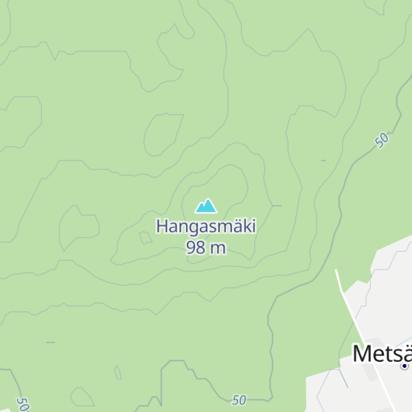 Map of Hangasmäki