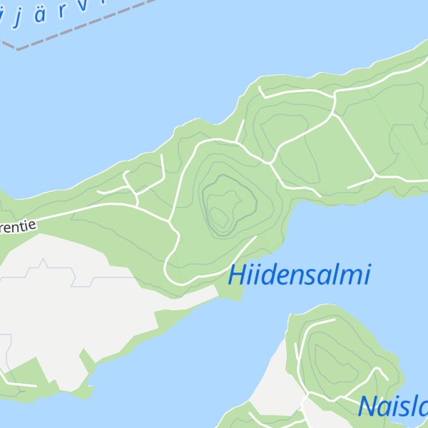 Map of Hiidenvuori