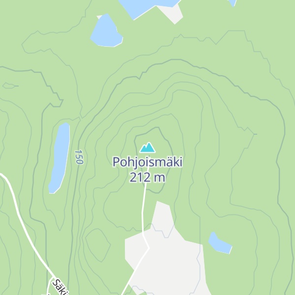Map of Pohjoismäki
