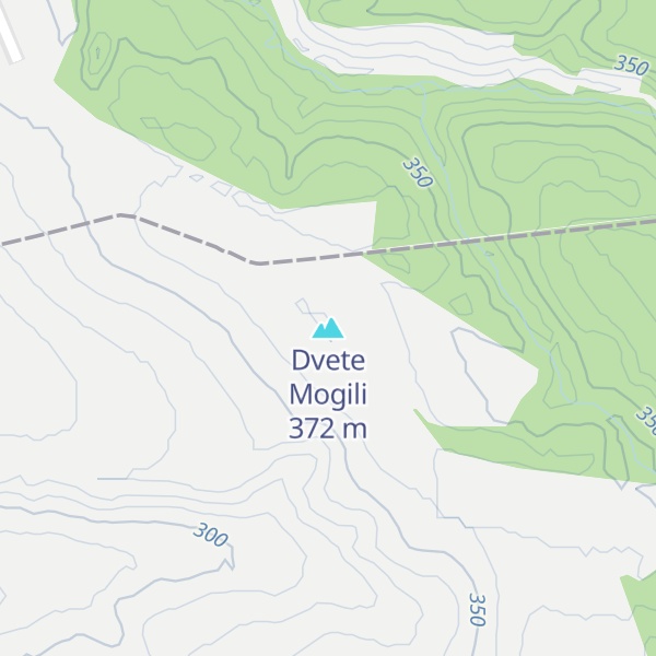 Map of Dvete Mogili