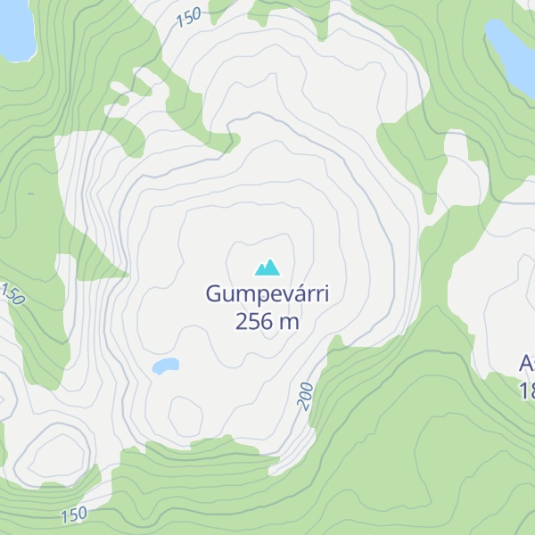 Map of Gumpevárri