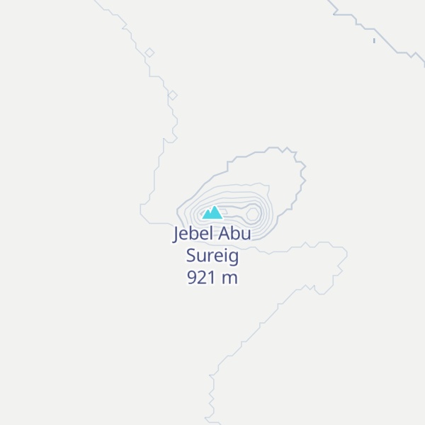 Map of Jebel Abu Sureig