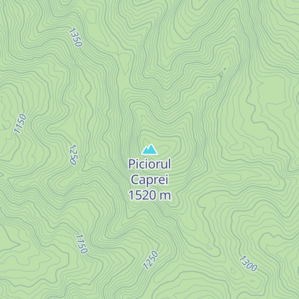 Map of Piciorul Caprei
