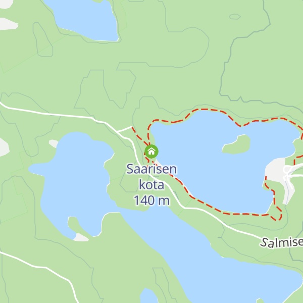 Map of Saarisen kota
